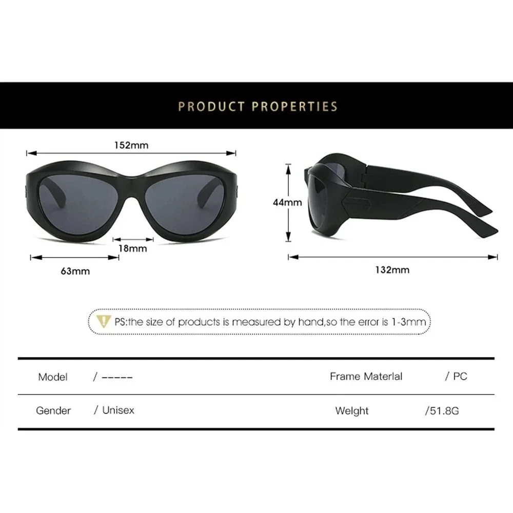 Women Sunglasses Fashion Shield Retro Luxury Style Outdoor White Frame Thick New